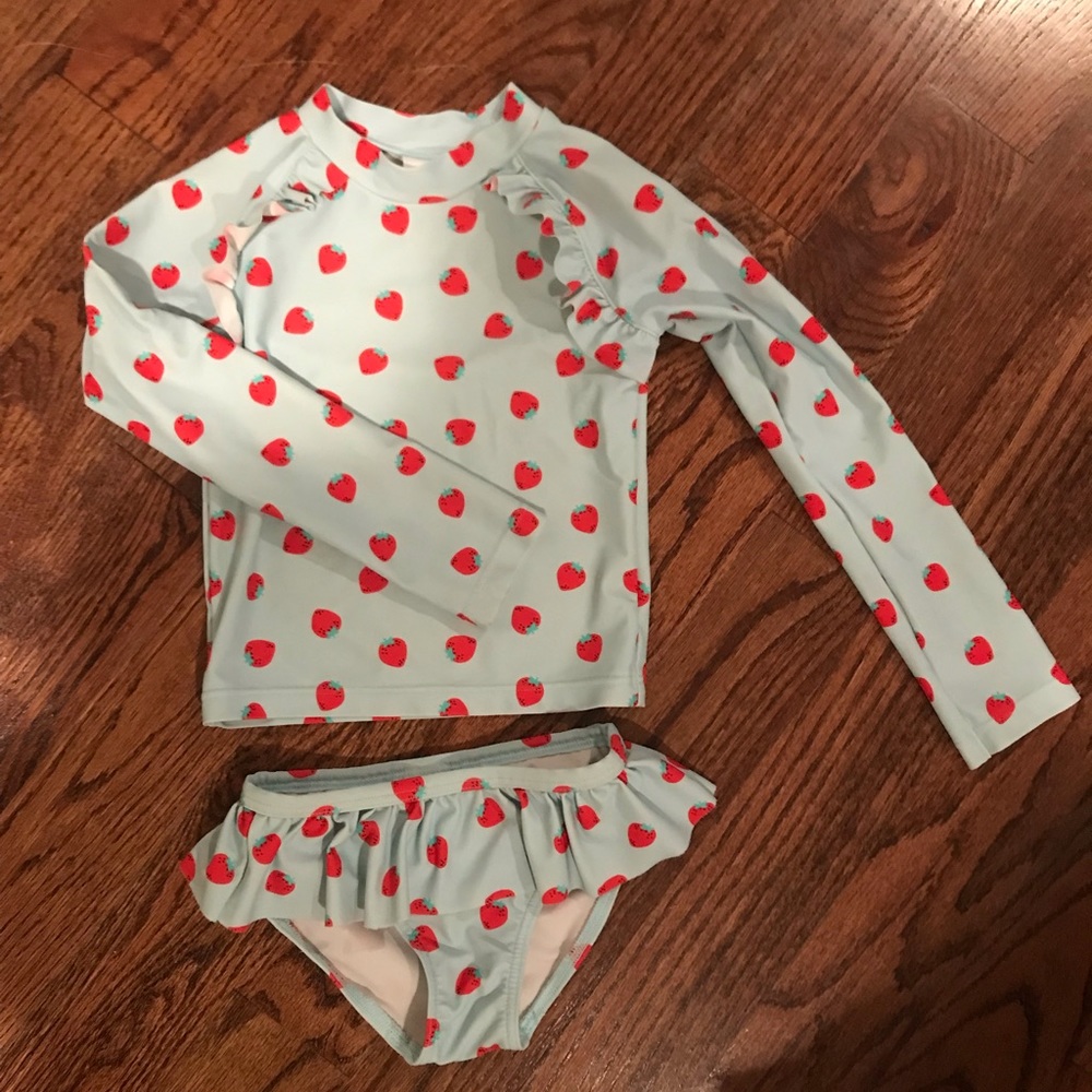 Girls long sleeve swim suit